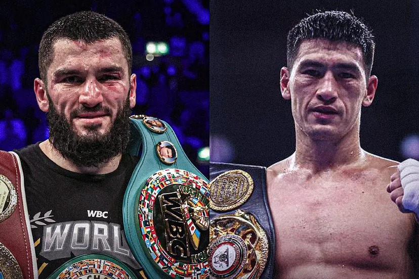 Pelea Dmitry Bivol y Artur Beterbiev son dos boxeadores.